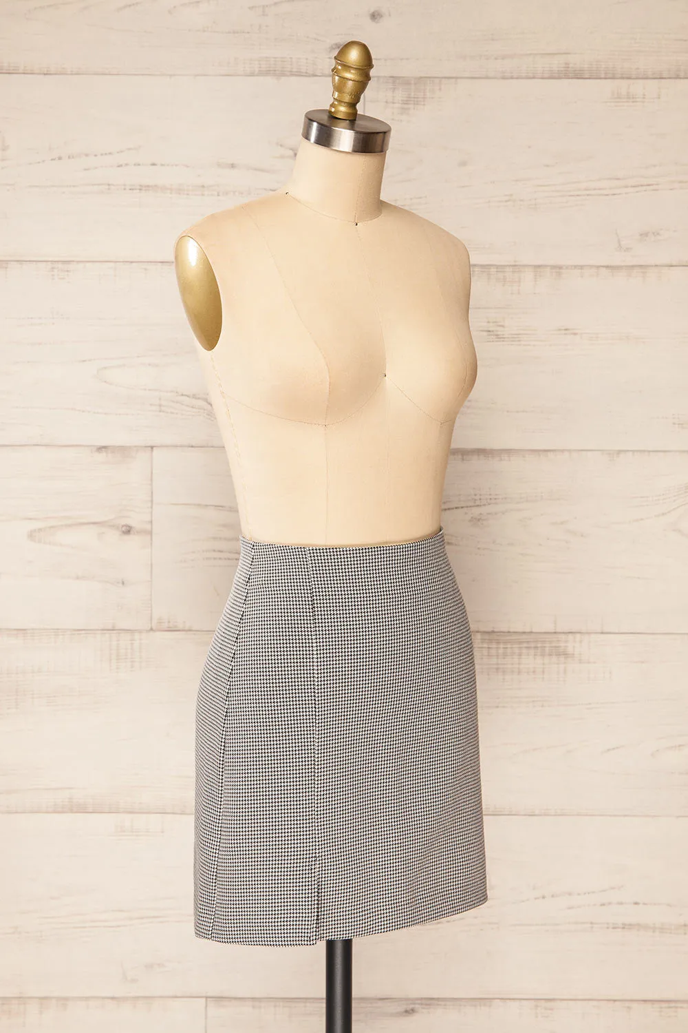 Menton | Houndstooth Mini Skirt
