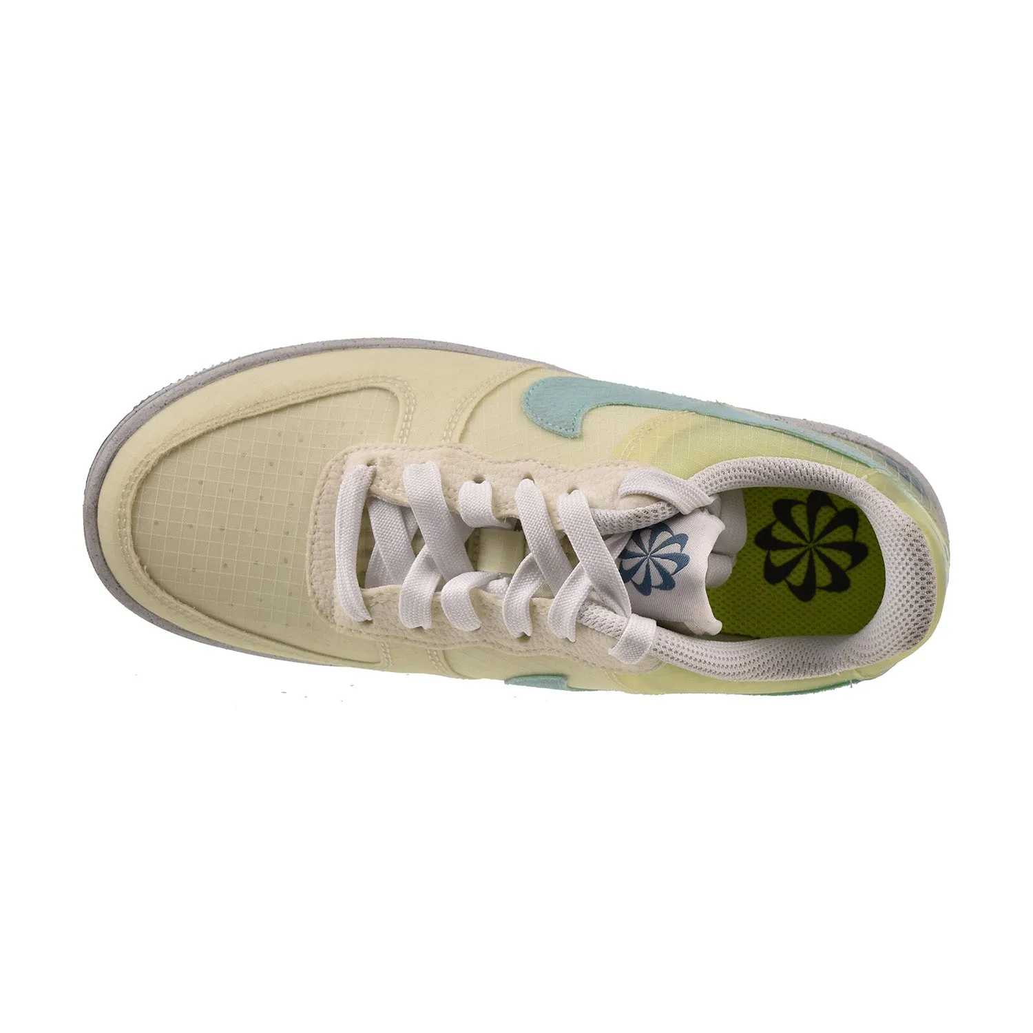 Nike Air Force 1 Low Crater (GS) Big Kids' Shoes White Copa