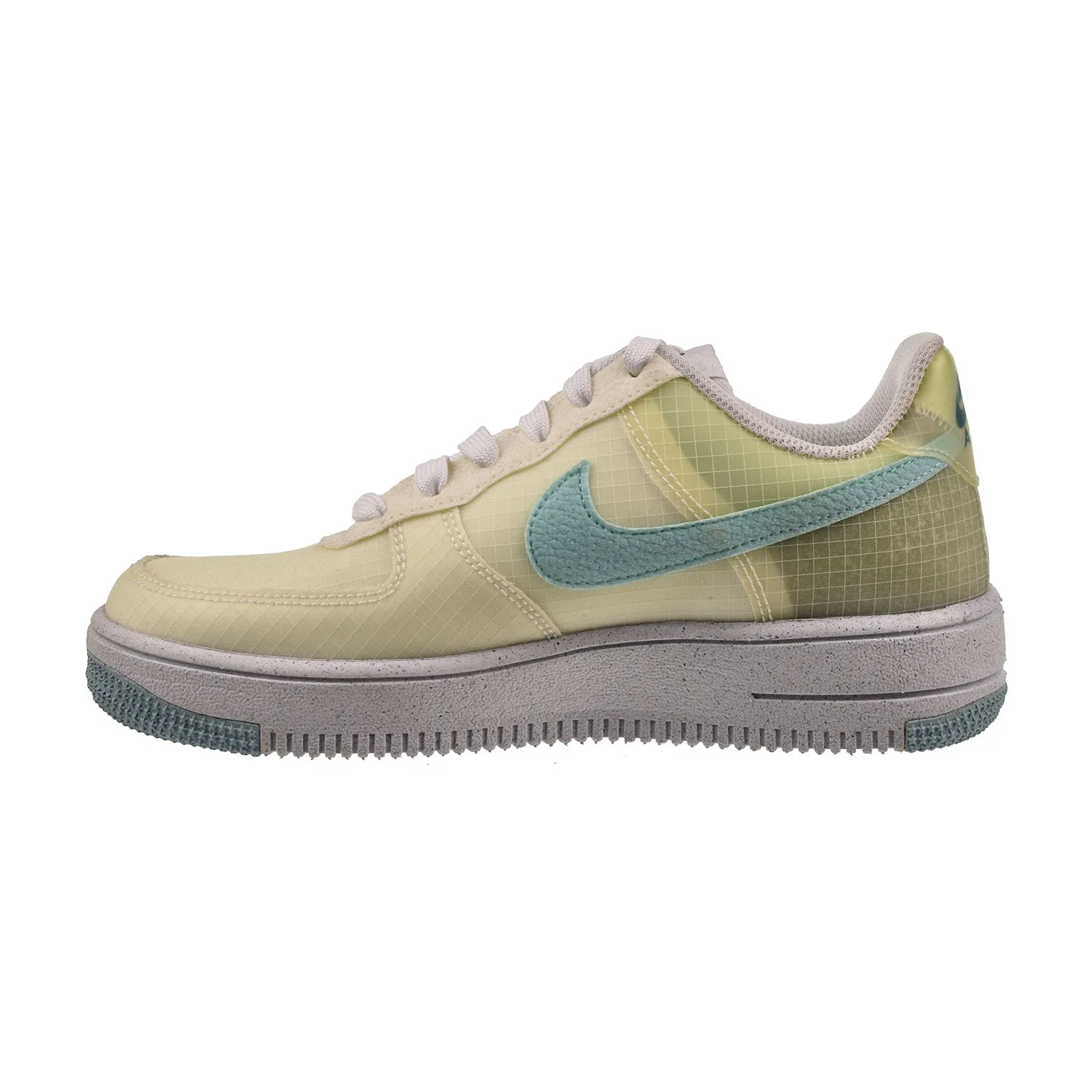 Nike Air Force 1 Low Crater (GS) Big Kids' Shoes White Copa