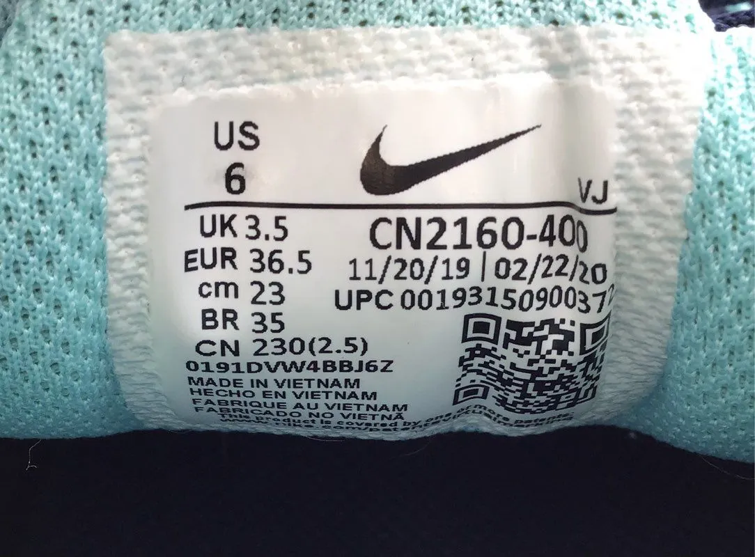 Nike Women's Air Max Torch 4 Midnight Navy Pink Blast Athletic Shoes - Size 6