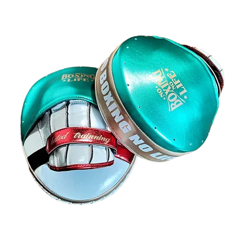 NO BOXING NO LIFE MUAY THAI BOXING MMA AIR PUNCHING FOCUS MITTS PADS Extra Thick