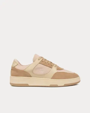 Noirmont Suede & Leather Beige Low Top Sneakers