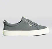 OCA Low Charcoal Grey Suede Sneaker Men