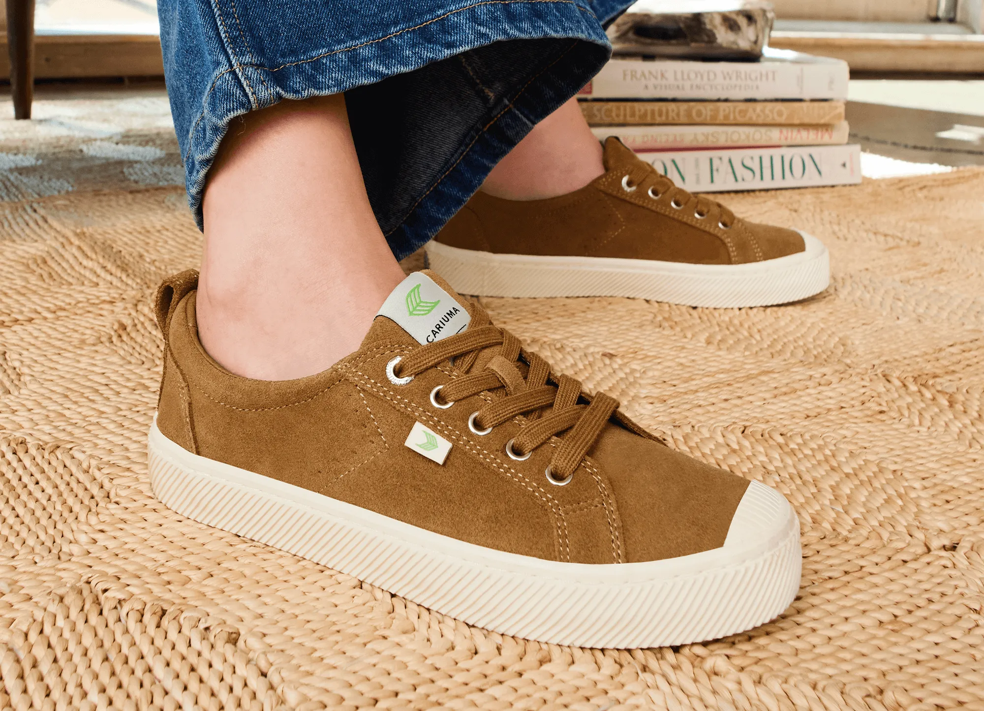 OCA Low Off-White Suede Sneaker Women