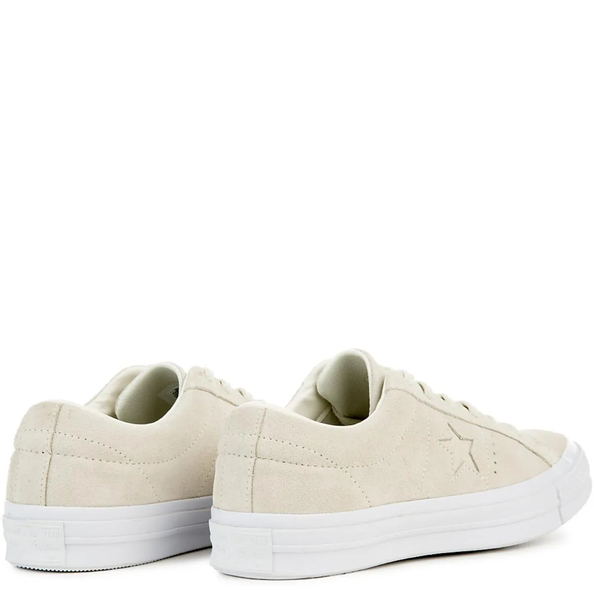 One Star Suede Ox Sneaker egret/egret/white