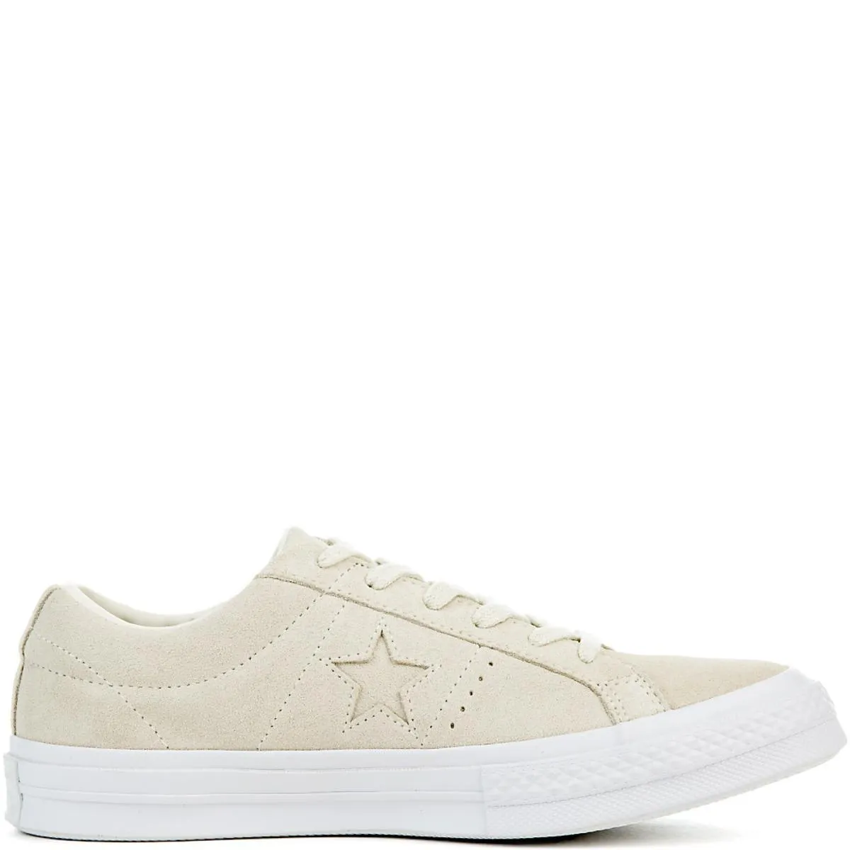 One Star Suede Ox Sneaker egret/egret/white