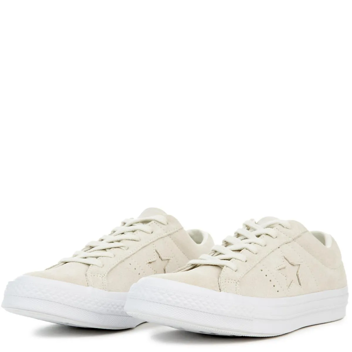 One Star Suede Ox Sneaker egret/egret/white