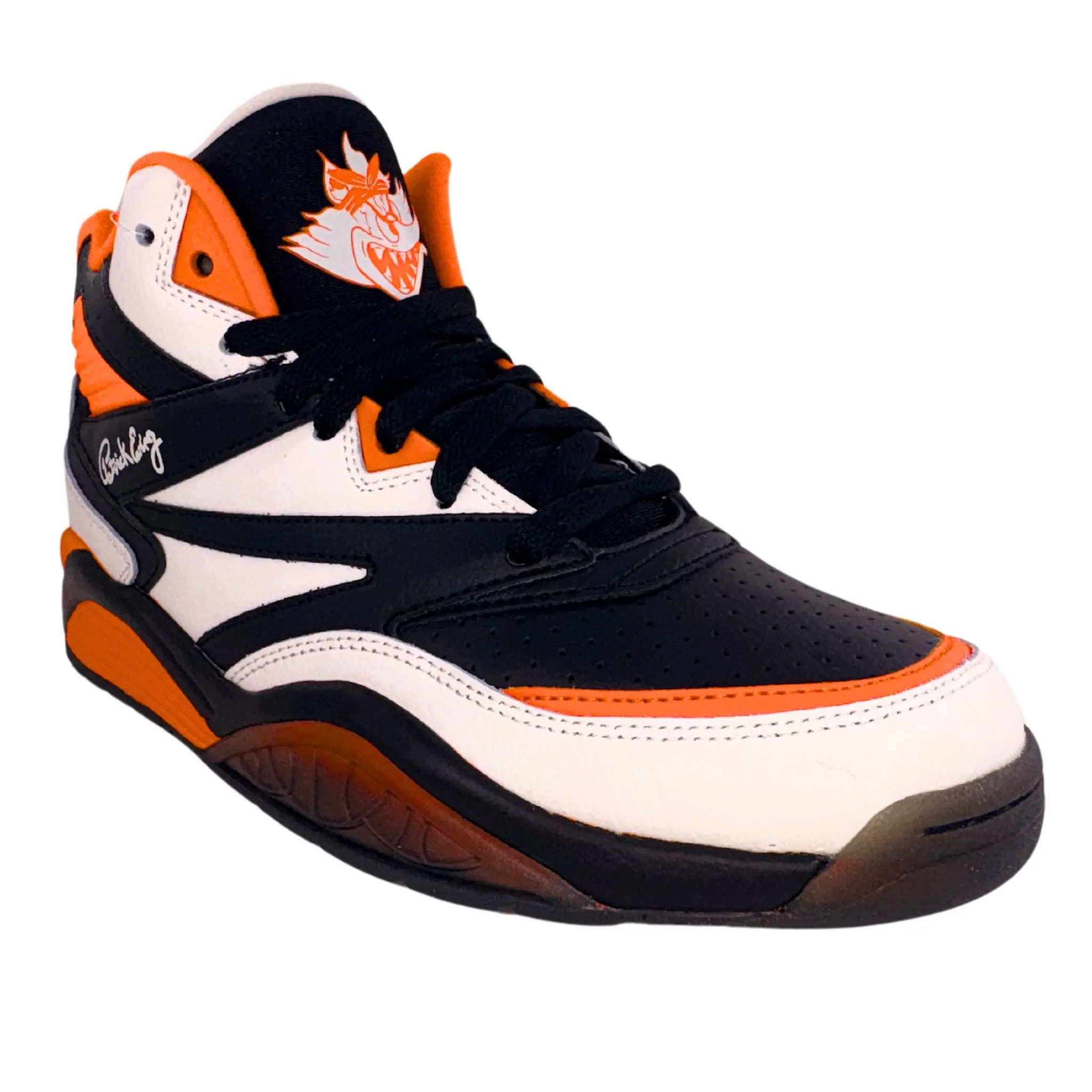 Patrick Ewing Athletics Men's 1BM02099-114 Ewing Sport Lite x Crash Boys Gardenia Black Orange Basketball Shoes