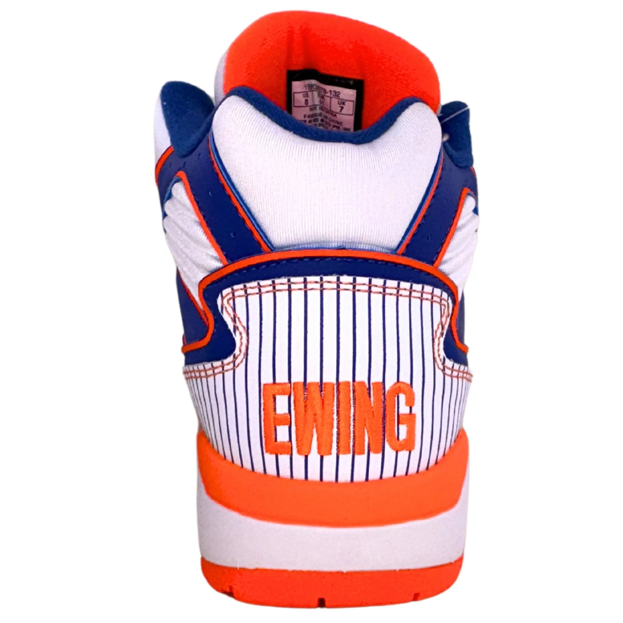 Patrick Ewing Athletics Men's 1BM02378-132 Ewing Sport Lite X QUEENS White Blue Orange Basketball Shoes