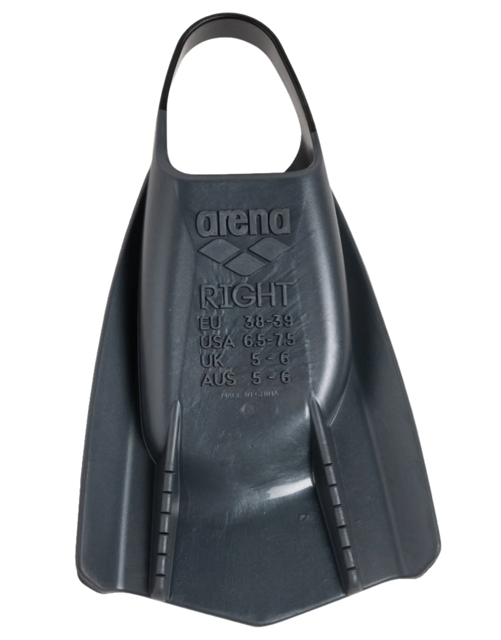 Powerfin Pro II Competitive Training Fins - Black/Grey