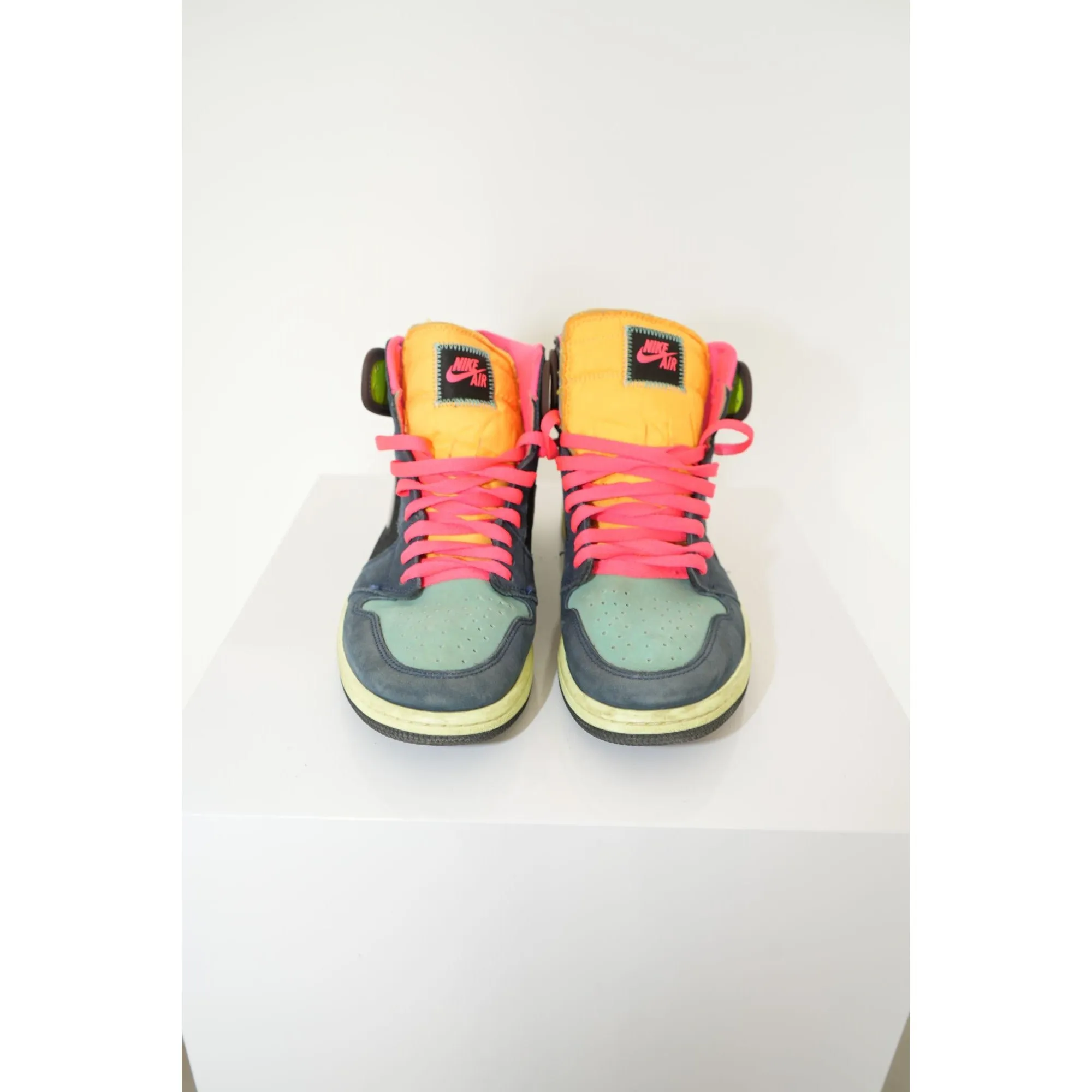 "Retail" Nike Air Jordan 1 Retro High Tokyo Bio Hack Sneakers 555088-201 Size 10.5 Men's