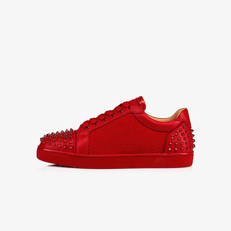 Red Studded Sneakers