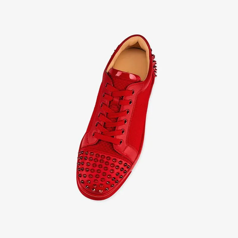 Red Studded Sneakers
