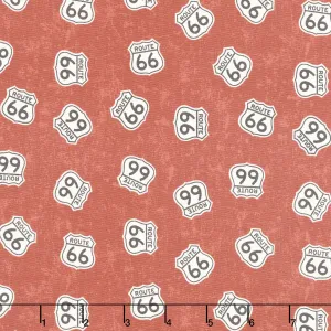 Route 66 - Signs Rust Yardage