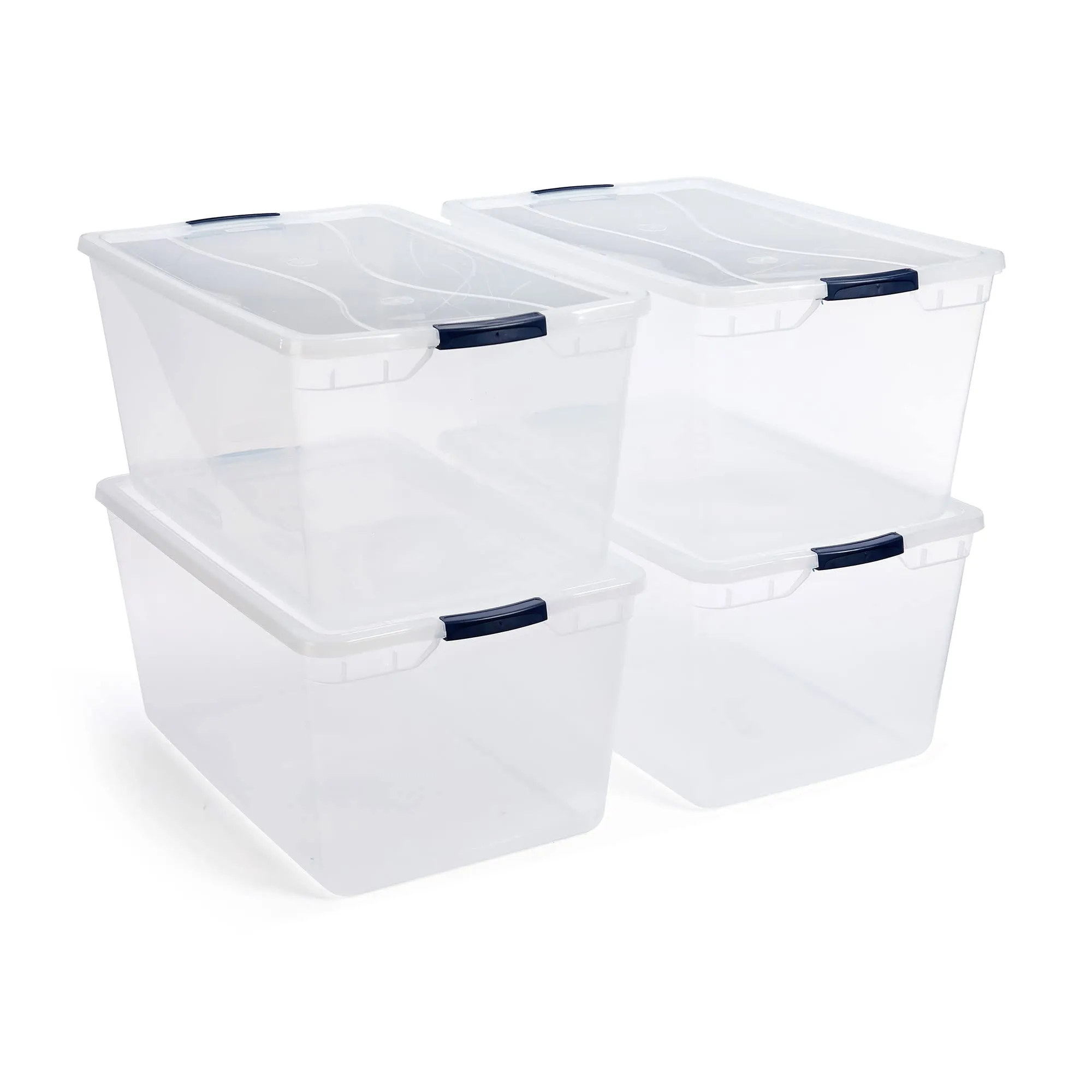 Rubbermaid 95 Quart Clear Storage Containers (4 Pack)