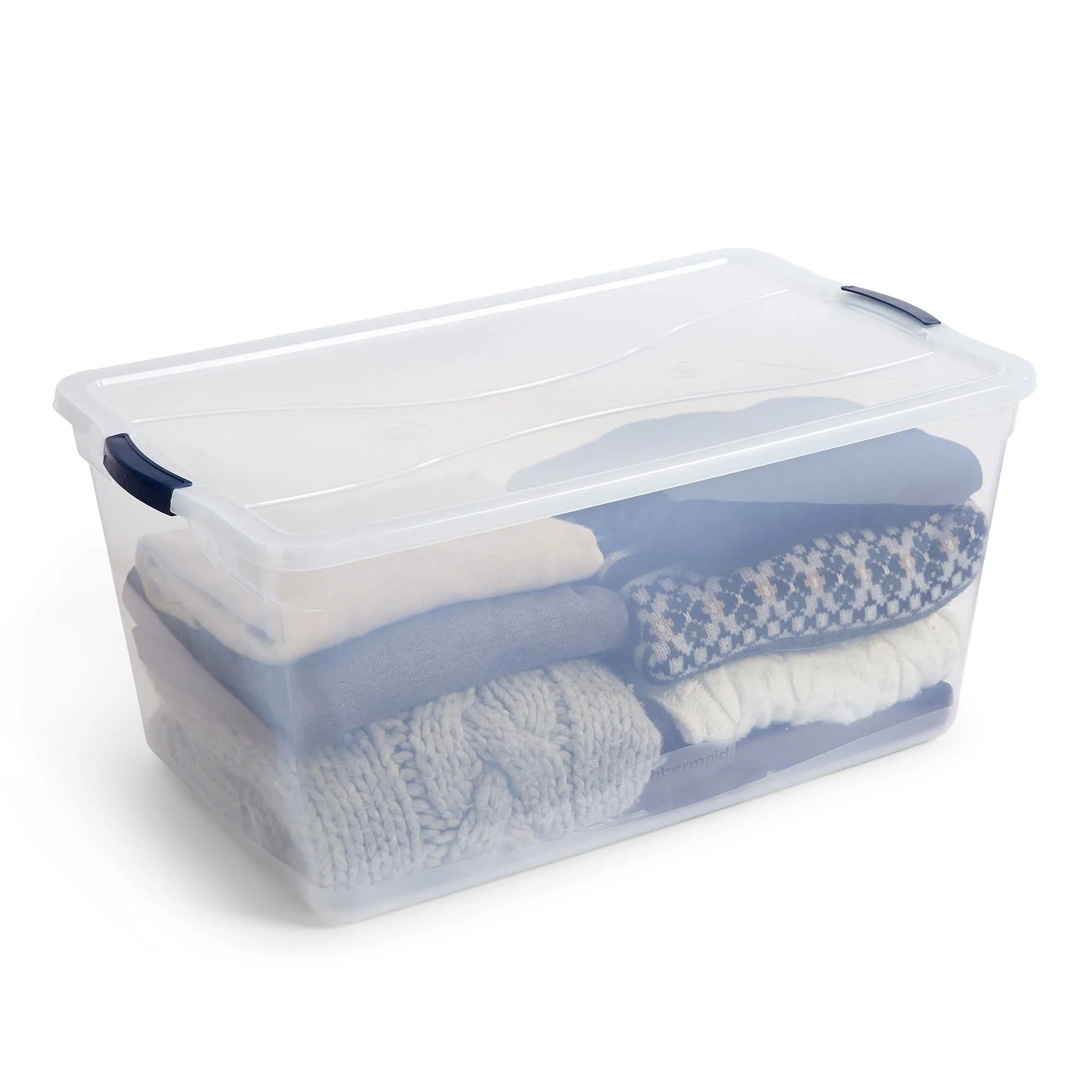 Rubbermaid 95 Quart Clear Storage Containers (4 Pack)