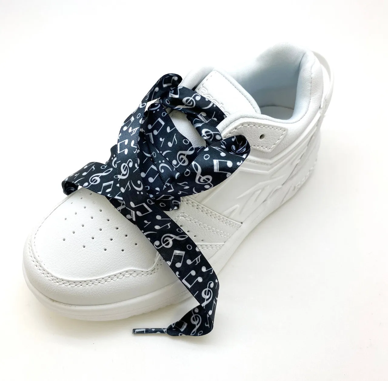 Satin Shoelaces music theme ideal for hip hop dance, dance team, sneaker junkie, cheerleading, wedding, prom in 36" and 44" lengths