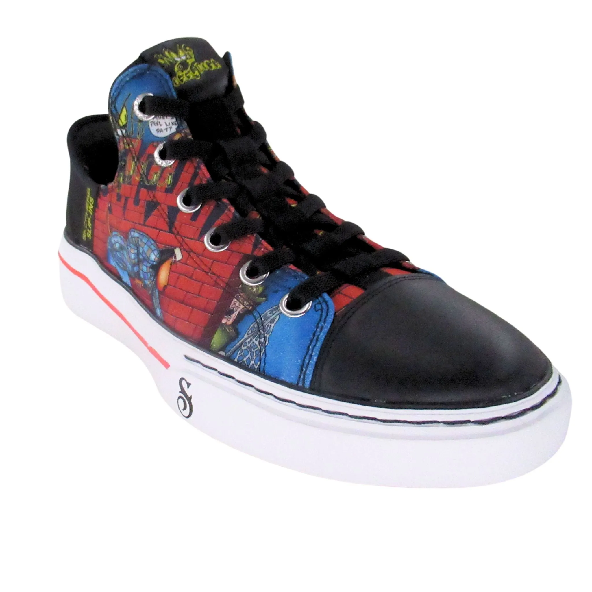 Skechers Men's 251031 Snoop One-Doggy Style Slip-In's Red/ Multi Leather Casual Shoes
