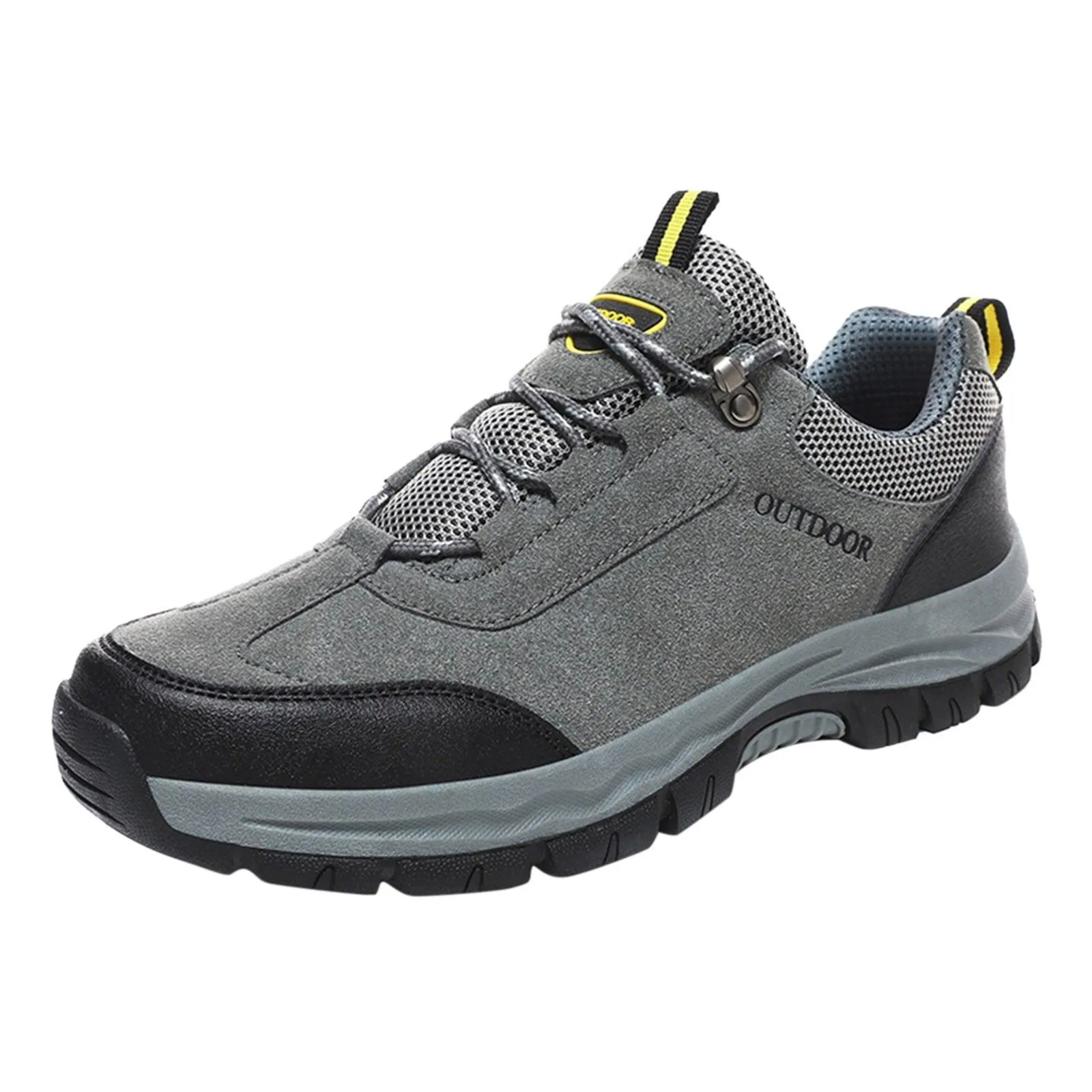 Sneakers for Men Wide Running Shoes Fashion Sneakers Spring and Summer Men Sports Shoes Thick Soles Non Slip Hiking Shoes Casual Outdoor Sports Style Male Shoes(Brown,10)