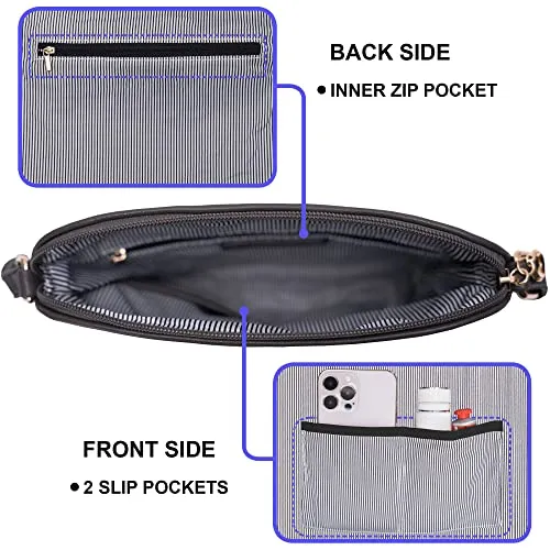 Solene Womens Lightweight Medium Crossbody Purse with Tassel, Perfect Size Crossbody Bags for Daily Use, travel - LP062 (Charcoal5)