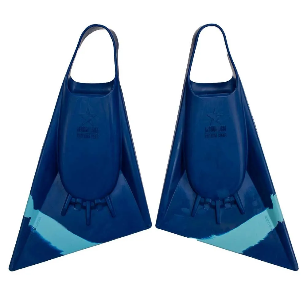 Stealth S2 Pinnacle Fins - Navy/ Ice Blue