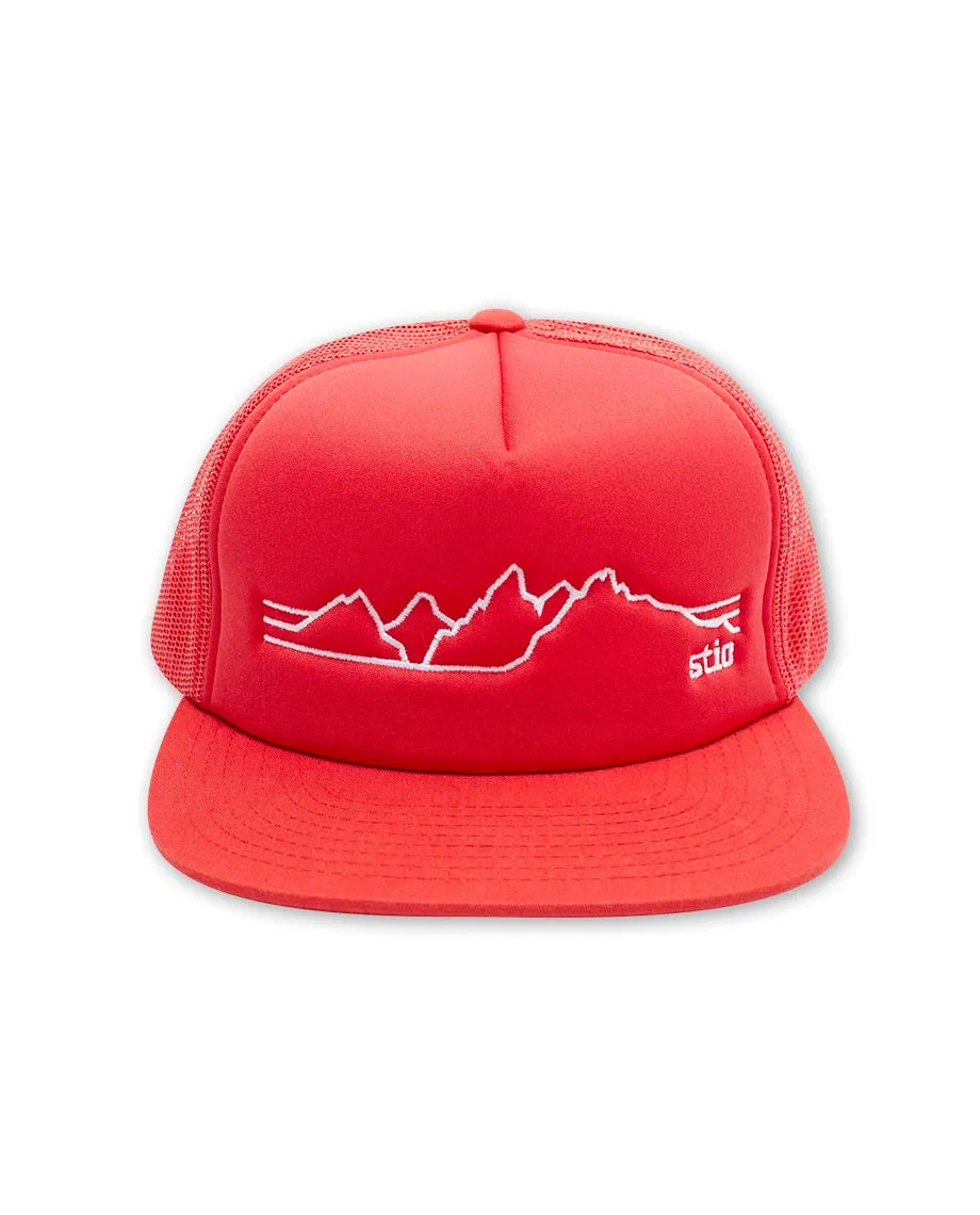 Teton Elevations Embroidered Trucker