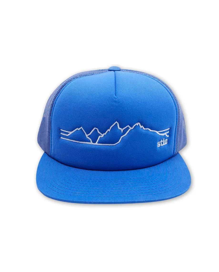 Teton Elevations Embroidered Trucker