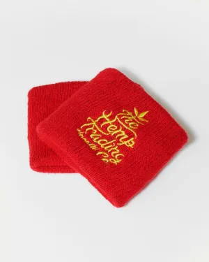 THTC Red Hemp Sweatbands
