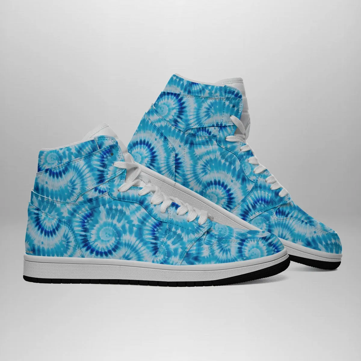 Tie-Dye Men's Synthetic Leather Stitching Shoes