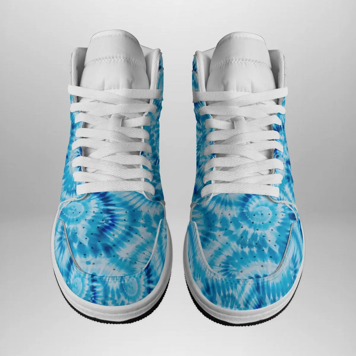 Tie-Dye Men's Synthetic Leather Stitching Shoes