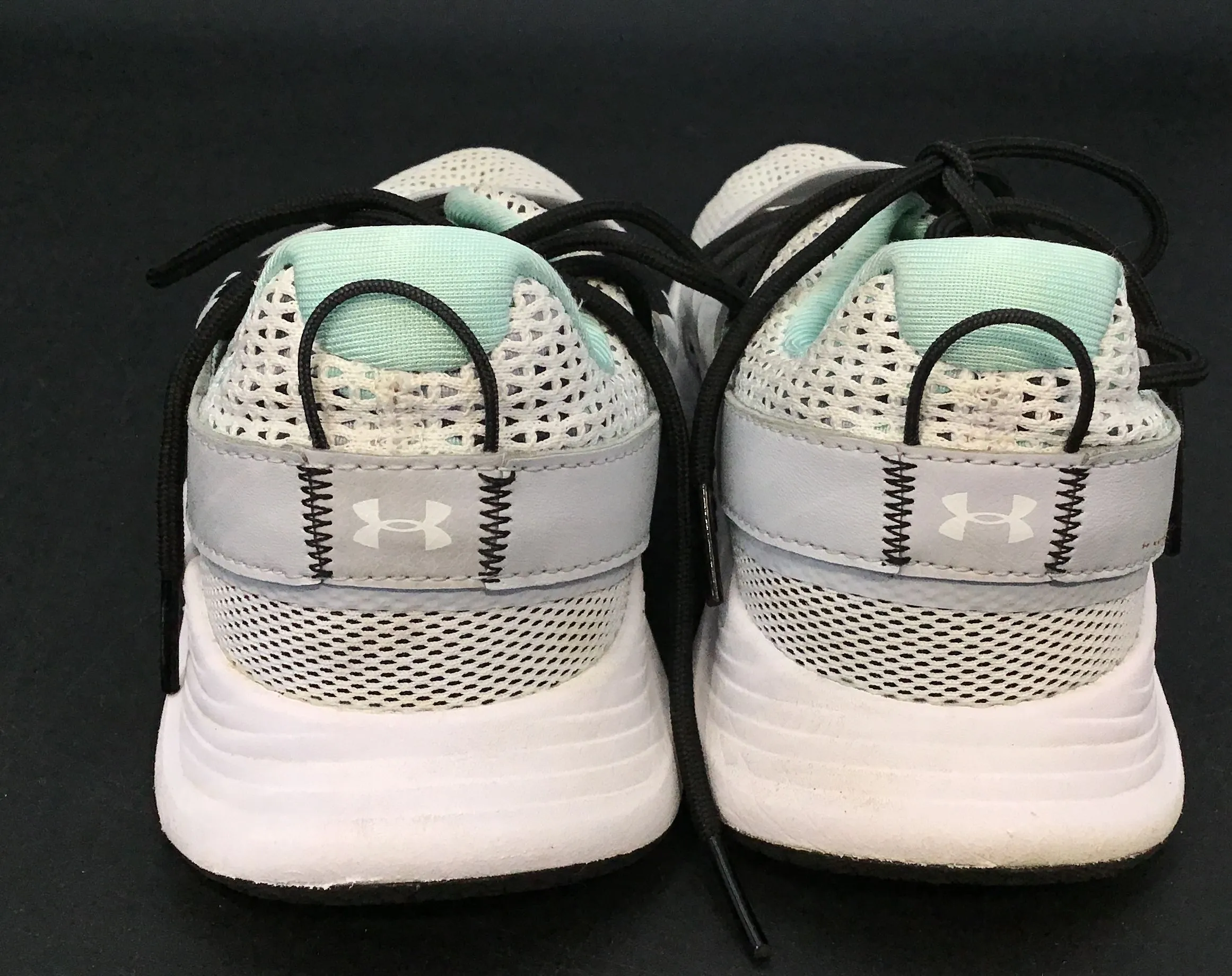 Under Armour Women's Charged Breathe 3023221-100 White Athletic Shoes - Size 9