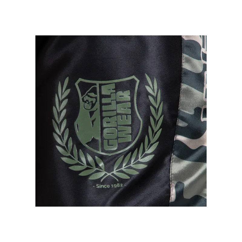 VAIDEN BOXING SHORTS - ARMY GREEN CAMO