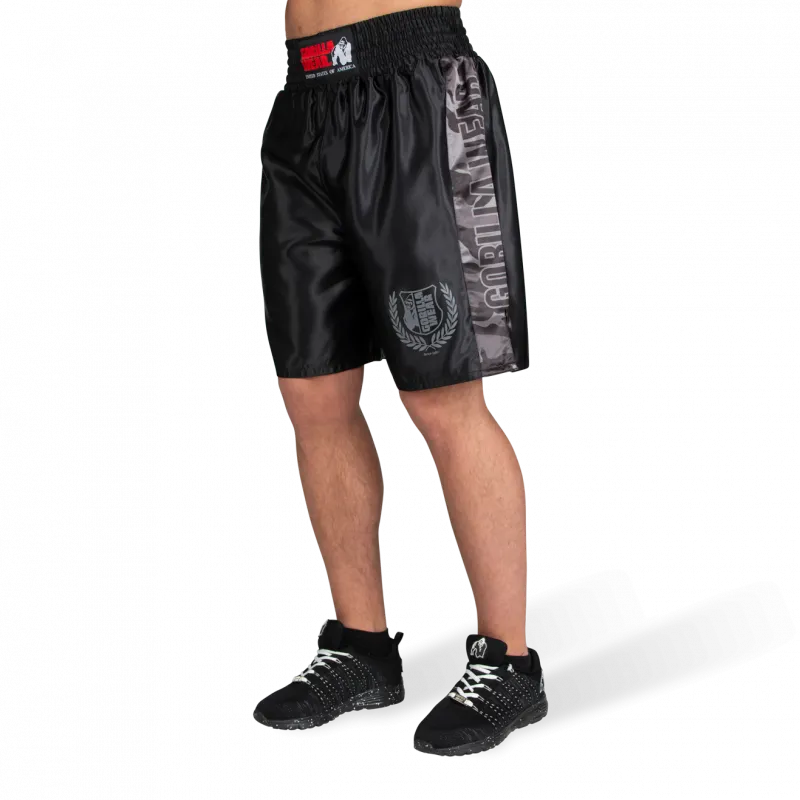 VAIDEN BOXING SHORTS - ARMY GREEN CAMO