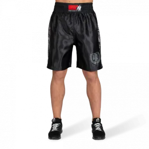 VAIDEN BOXING SHORTS - BLACK/GRAY CAMO