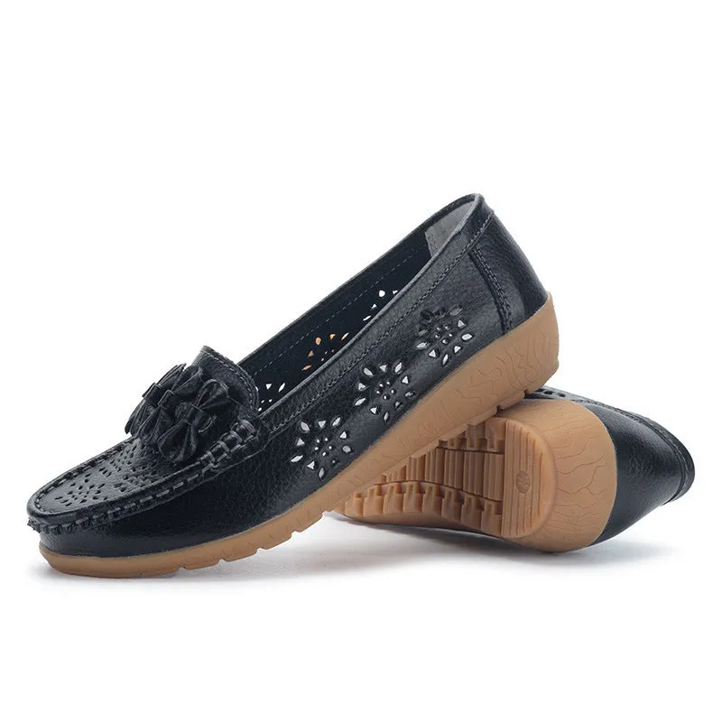 Vanccy Leisure Hollow Out Women's Single Shoes