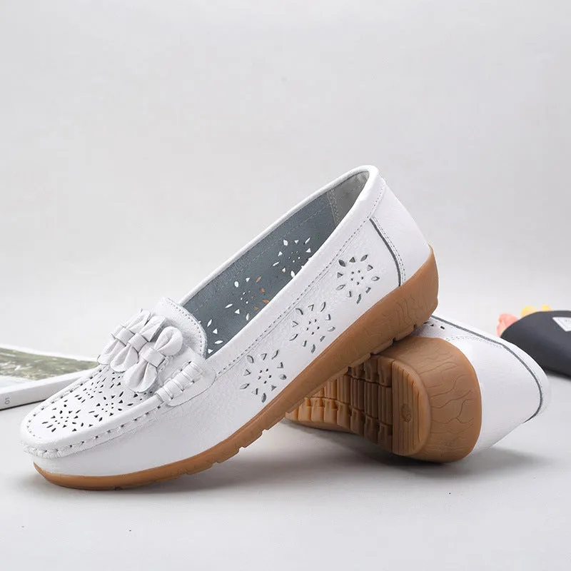 Vanccy Leisure Hollow Out Women's Single Shoes