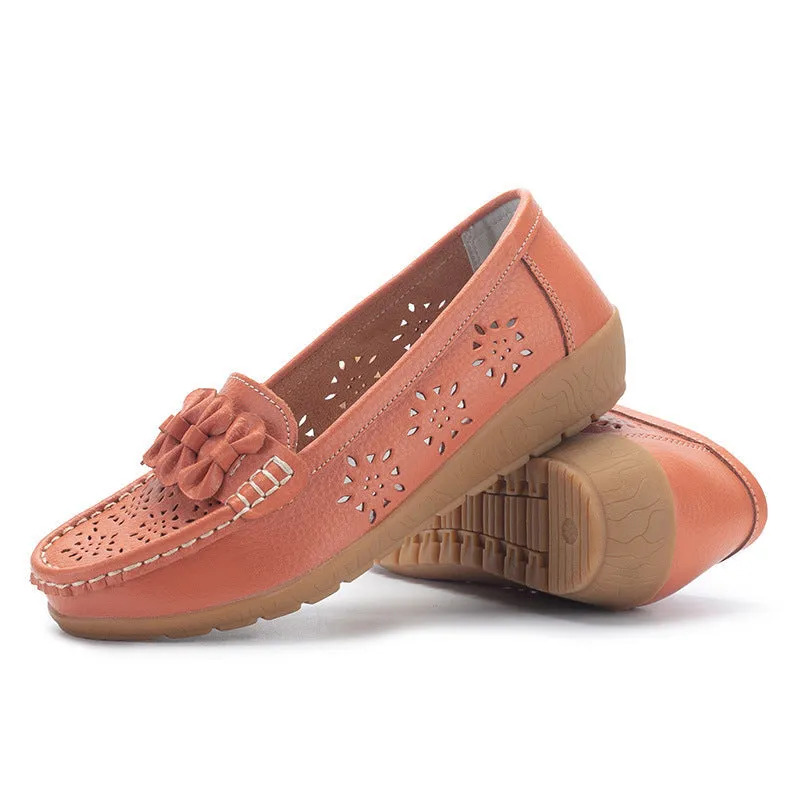 Vanccy Leisure Hollow Out Women's Single Shoes