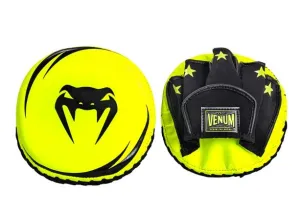 VENUM-03058 MINI MUAY THAI BOXING MMA PUNCHING FOCUS MITTS PADS YELLOW