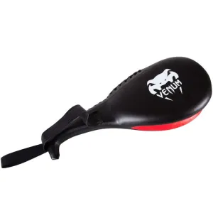 Venum-1203 MUAY THAI BOXING MMA Double Target Kick Paddle Pad Black Red