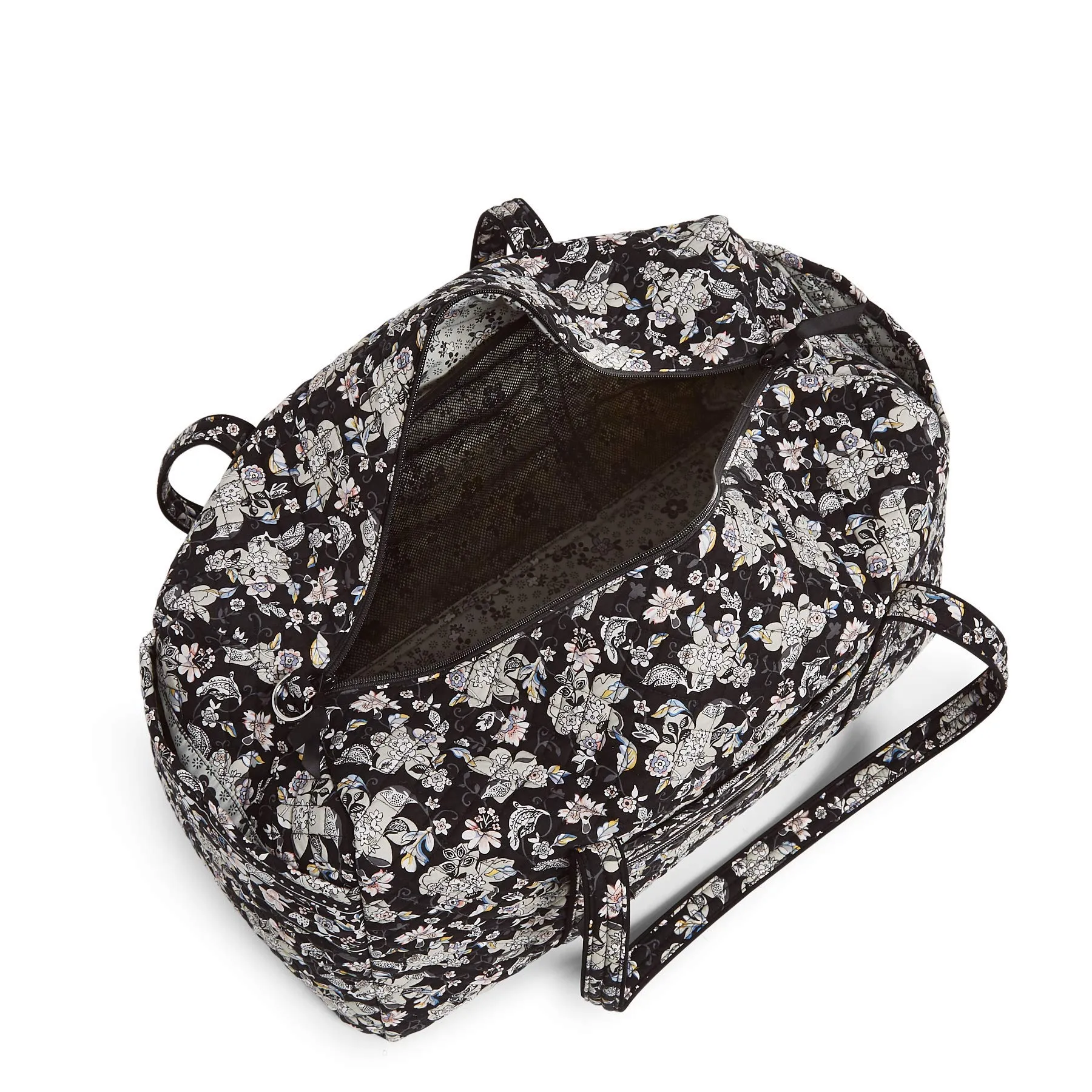 Vera Bradley Women's Signature Cotton Large Travel Duffel Travel Bag, Holland Garden, One Size