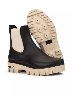 Verbenas Wellies  -  Mae  -  Negro Crudo