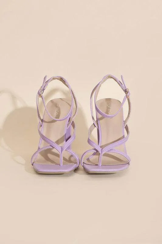 Womens Shoes Style No. Nile-5 Thong Strappy Heels