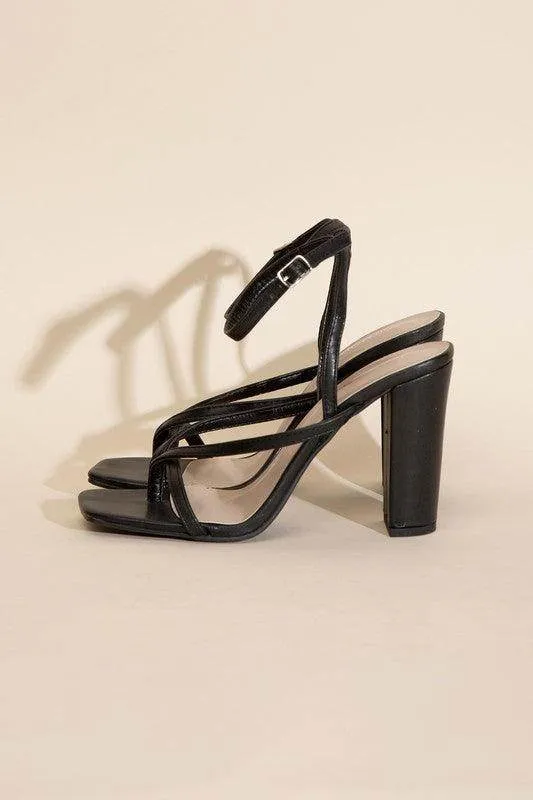 Womens Shoes Style No. Nile-5 Thong Strappy Heels